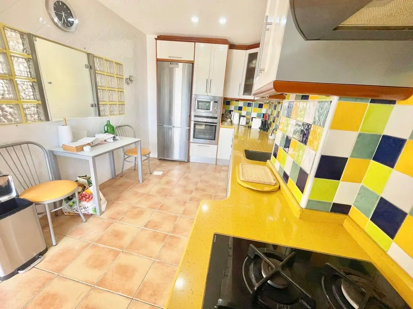 Küche von Haus oder Chalet zur Miete in La Manga del Mar Menor mit Klimaanlage, Heizung und Terrasse