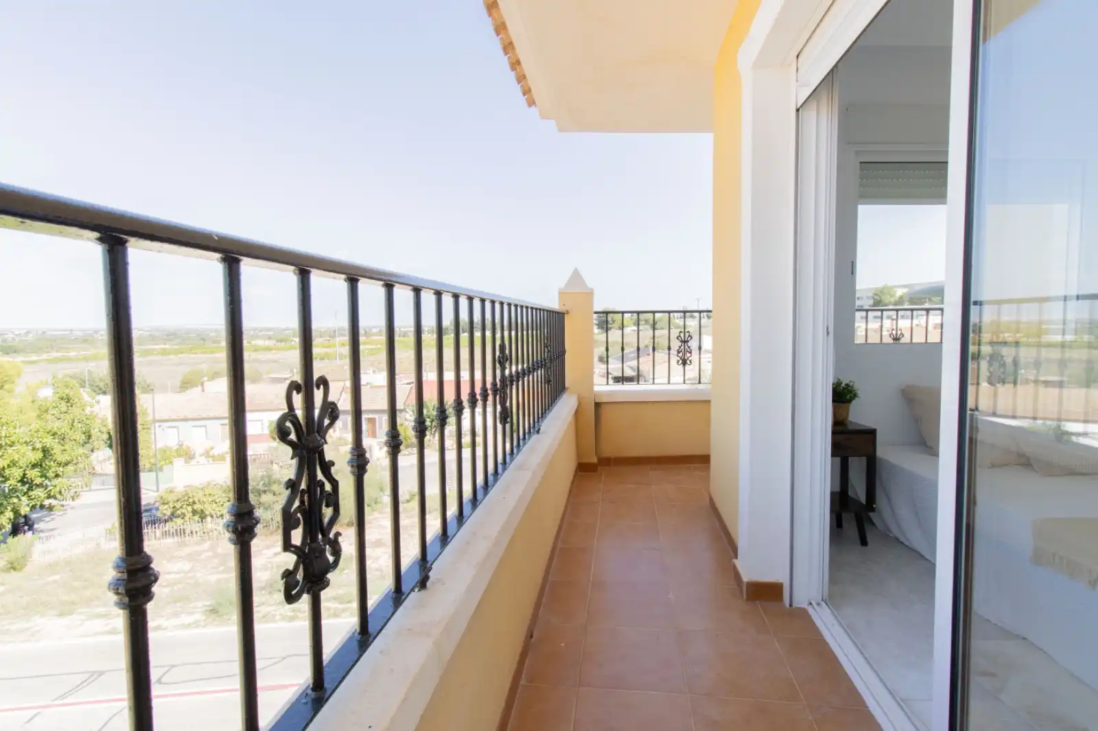Balcony of Flat for rent in Algorfa  with Furnished