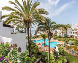 Garden of Duplex to rent in Marbella  with Air Conditioner, Terrace and Storage room