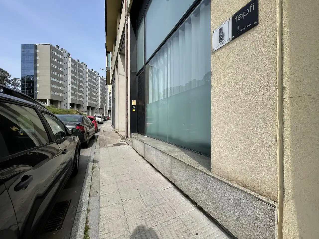 Vista exterior de Planta baja de alquiler en A Coruña Capital  con Calefacción y Amueblado