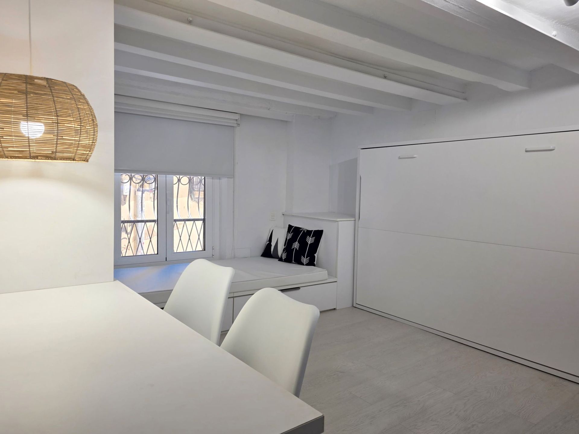 Bedroom of Flat for sale in  Tarragona Capital  with Parquet flooring, Furnished and Microwave