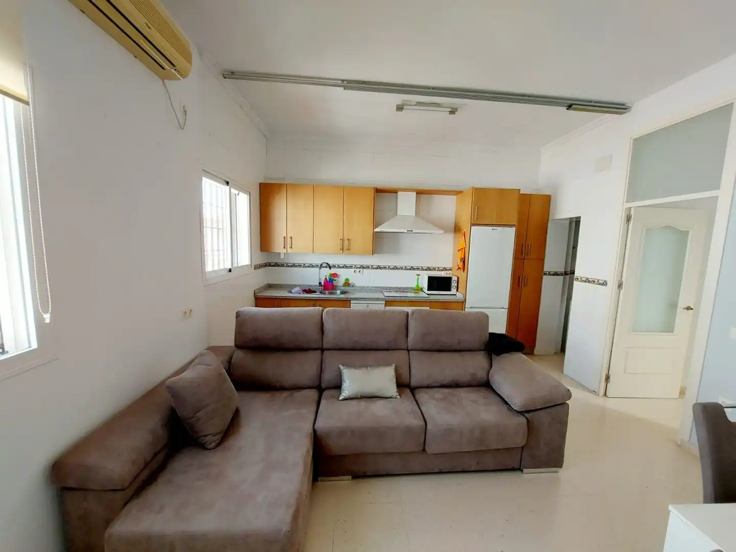 Kitchen of Flat for sale in Brenes  with Air Conditioner, Storage room and Balcony