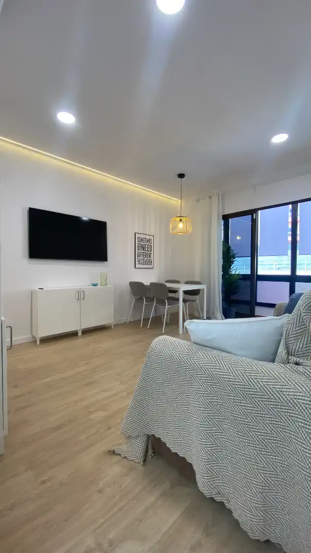 Sala de estar de Ático de alquiler en Candelaria con Aire acondicionado, Trastero y Amueblado