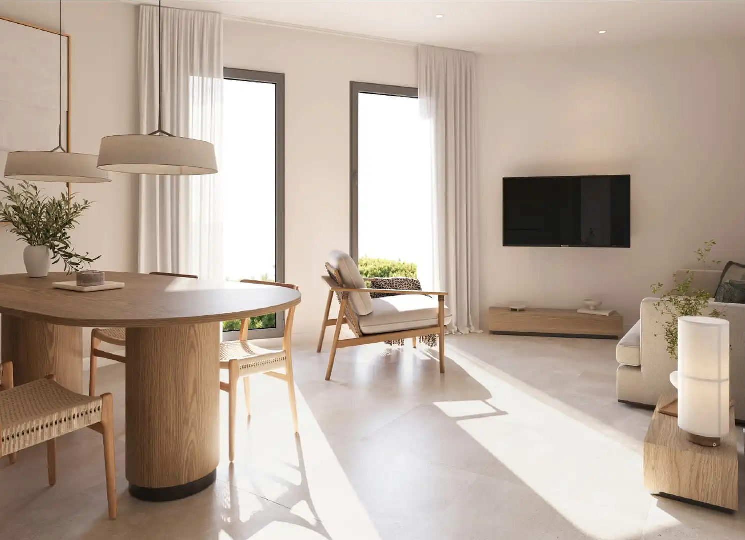Sala de estar de Planta baja en venta en  Palma de Mallorca con Aire acondicionado y Balcón