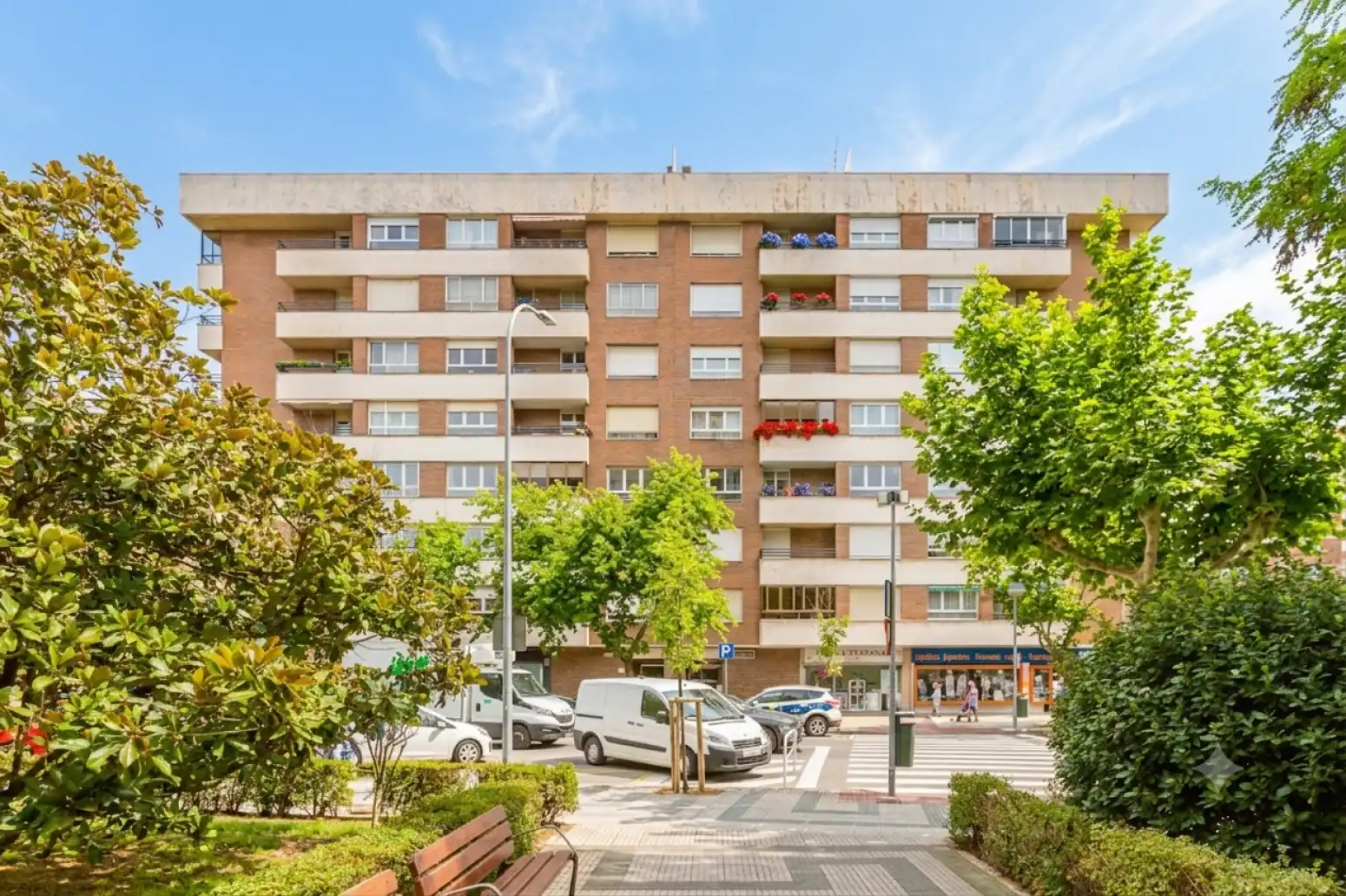 Exterior view of Attic for sale in  Pamplona / Iruña  with Heating, Parquet flooring and Terrace