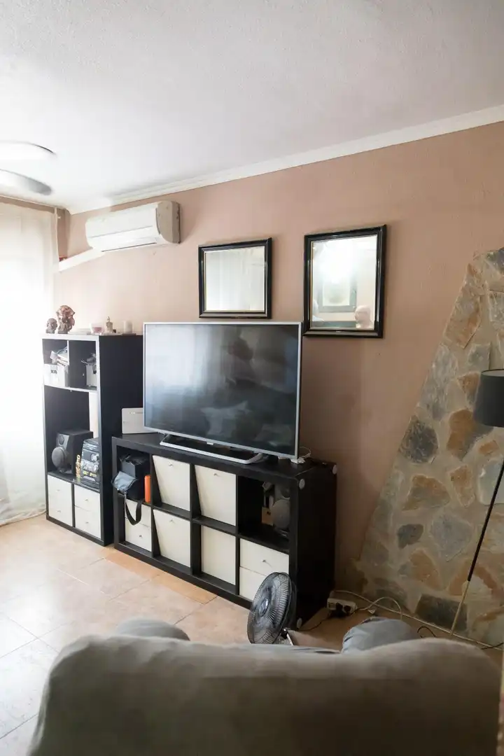 Sala de estar de Casa adosada en venta en San Vicente del Raspeig / Sant Vicent del Raspeig con Jardín privado, Terraza y Piscina