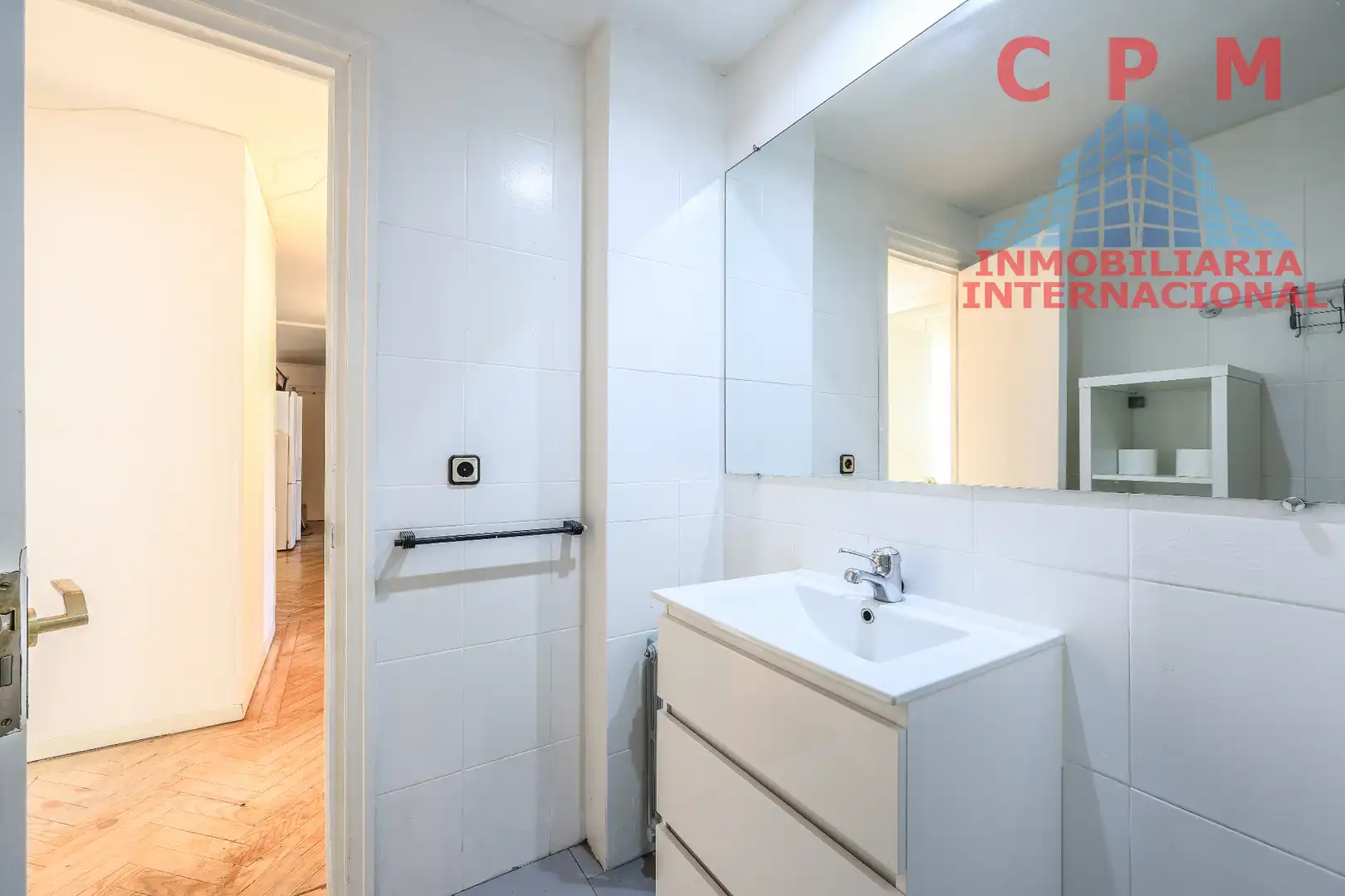 Badezimmer von Wohnung zur Miete in Madrid mit Klimaanlage, Heizung und Parkett