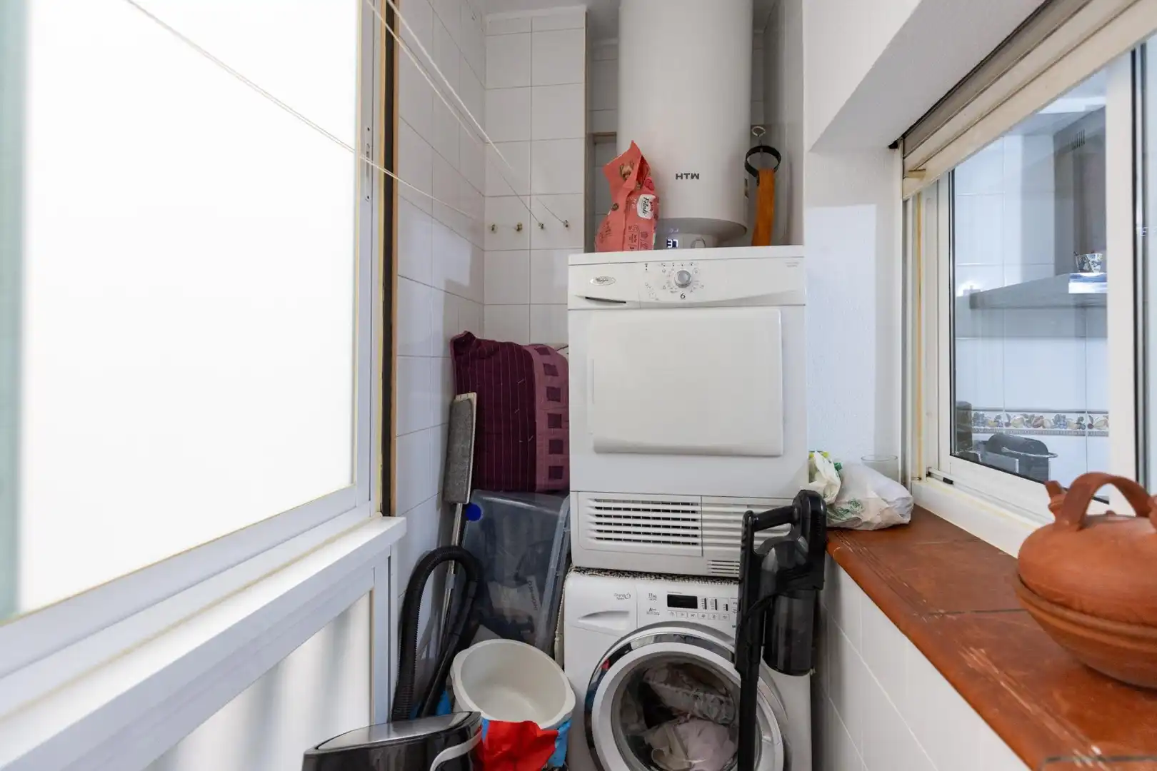 Küche von Maisonette zum Verkauf in Mataró mit Klimaanlage, Möbliert und Balkon