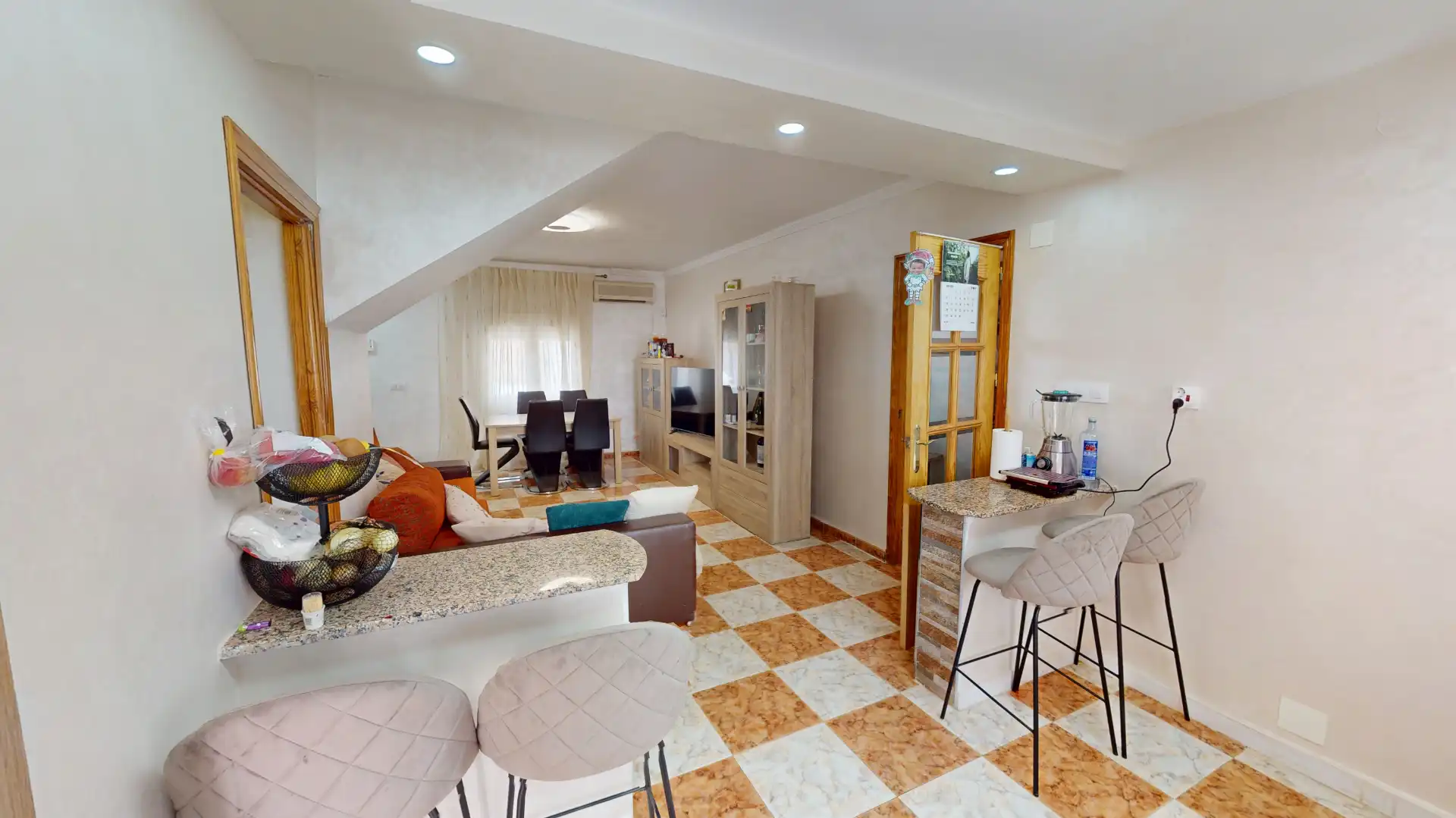 Sala de estar de Casa o chalet en venta en Níjar con Aire acondicionado, Terraza y Amueblado
