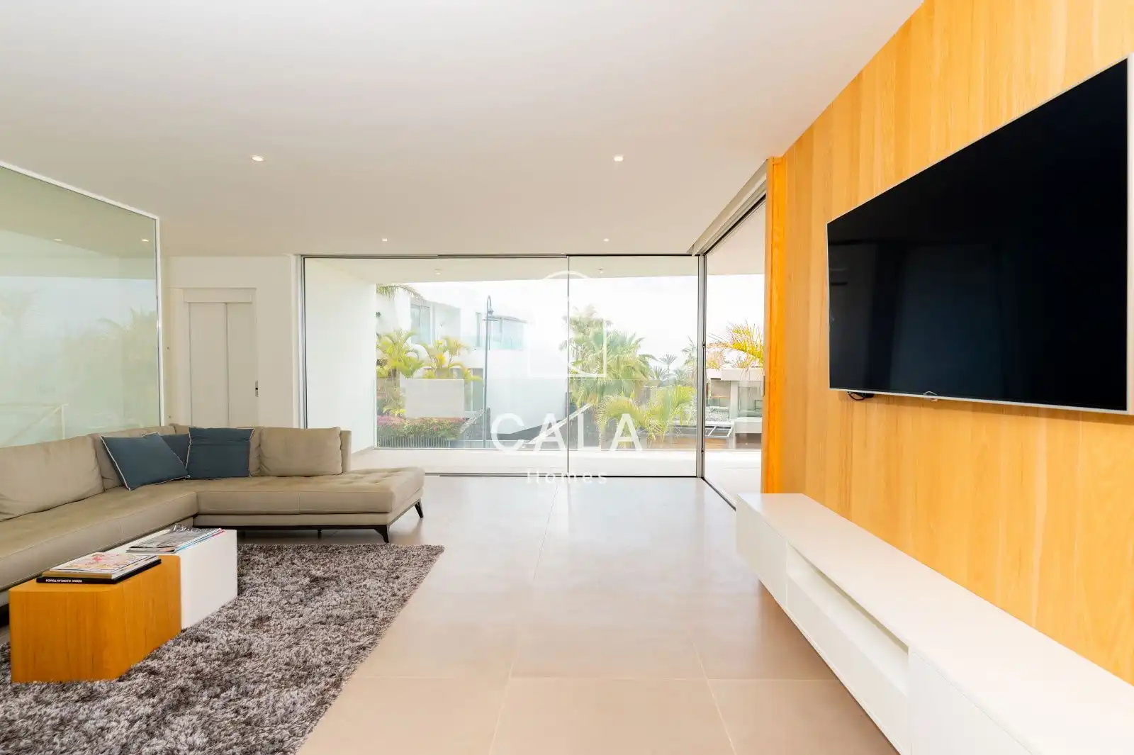 Sala d'estar de Casa o xalet en venda en Guía de Isora amb Aire condicionat, Calefacció i Terrassa