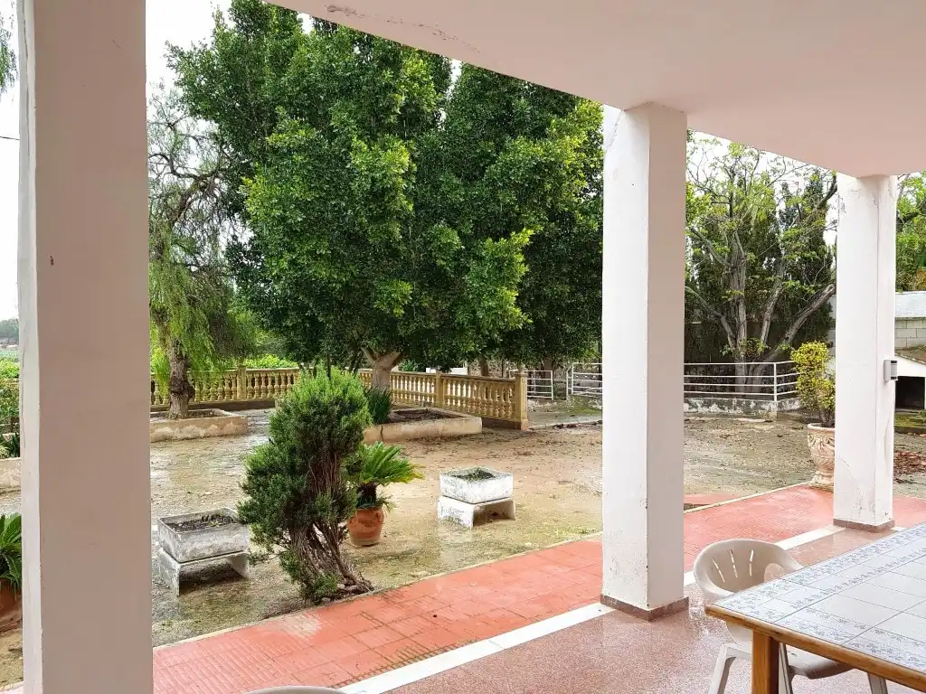 Terrassa de Casa o xalet en venda en Elche / Elx amb Jardí privat, Terrassa i Piscina