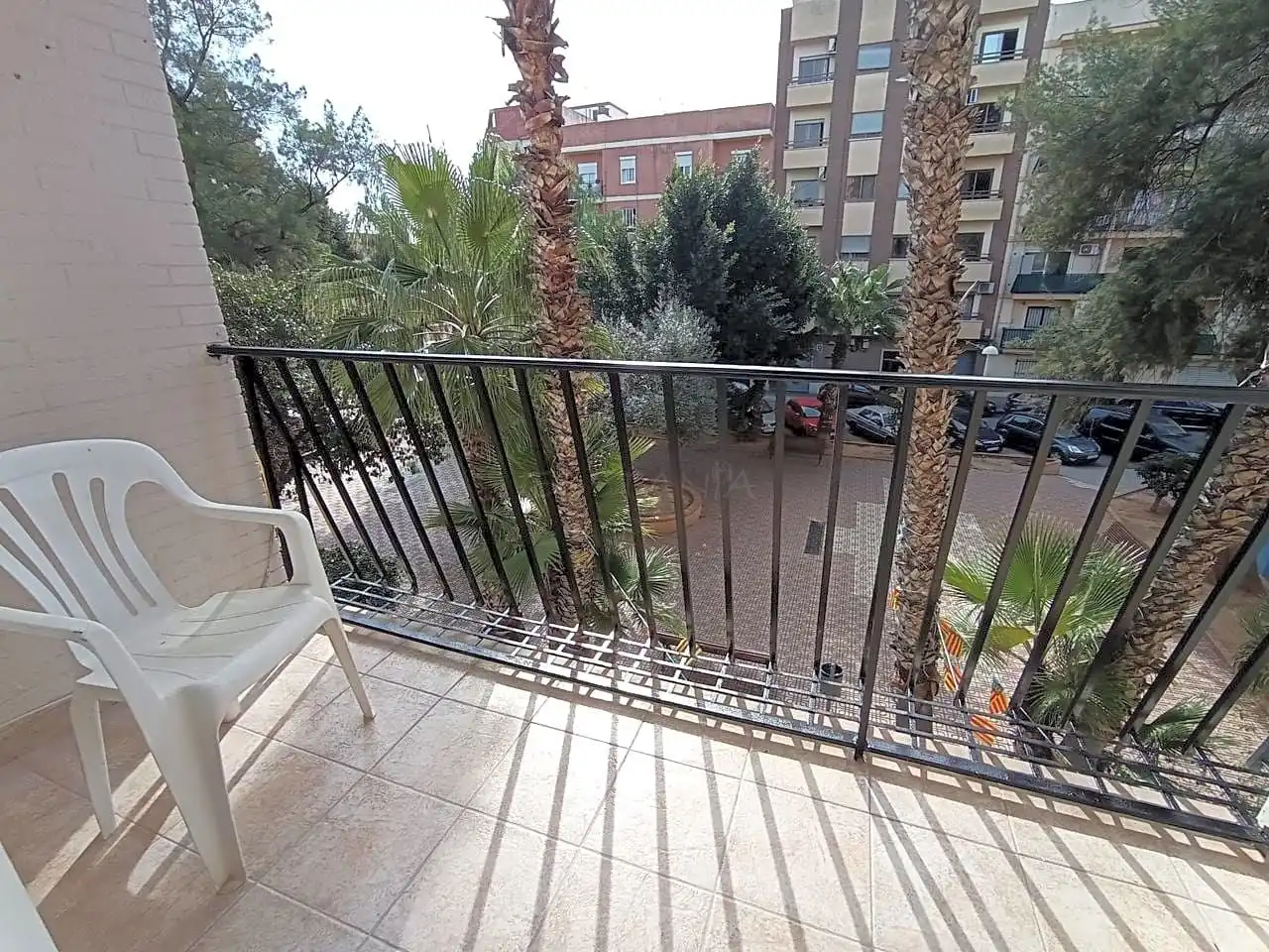 Terrassa de Apartament de lloguer en Moncada amb Terrassa, Moblat i Balcó