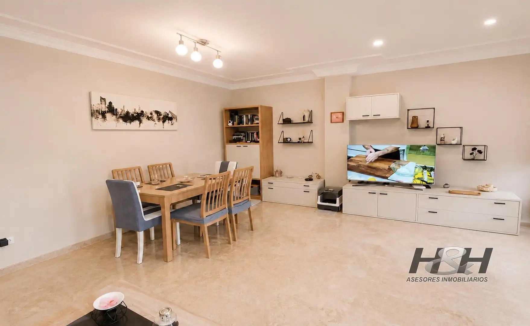 Sala de estar de Piso en venta en Burjassot con Aire acondicionado, Calefacción y Balcón