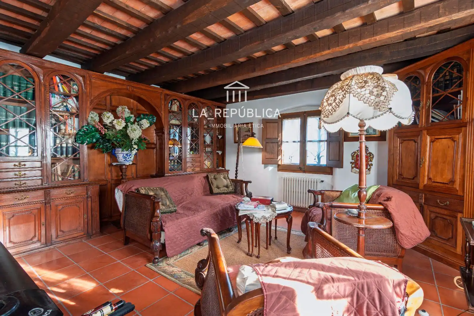 Sala de estar de Casa o chalet en venta en Sils con Calefacción, Jardín privado y Terraza