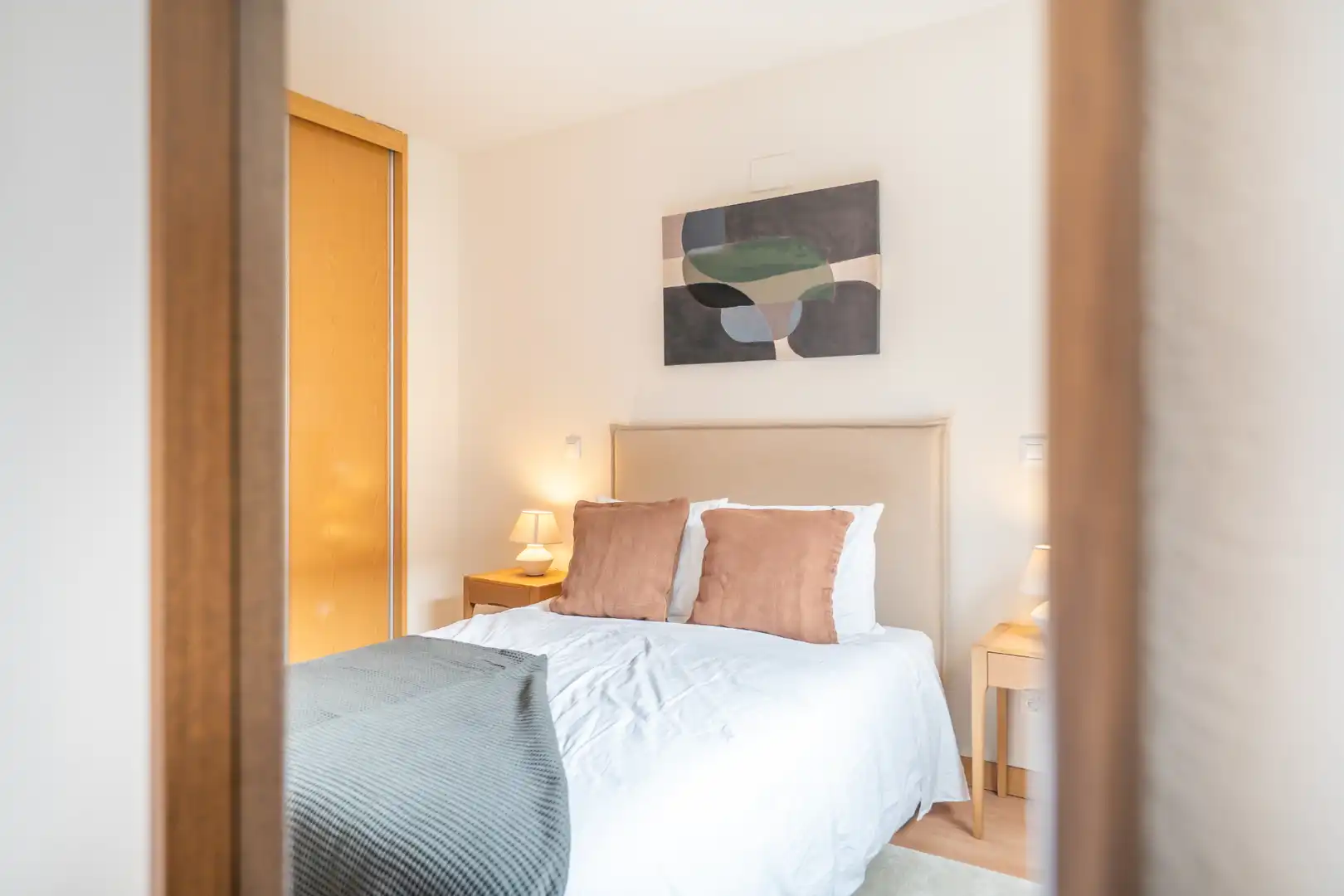 Schlafzimmer von Wohnung zum Verkauf in Madrid mit Klimaanlage, Terrasse und Abstellraum