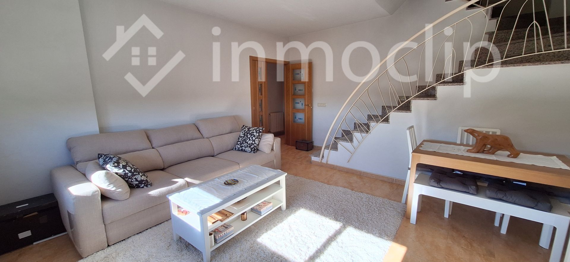 Living room of Single-family semi-detached for sale in Babilafuente  with Heating, Private garden and Storage room