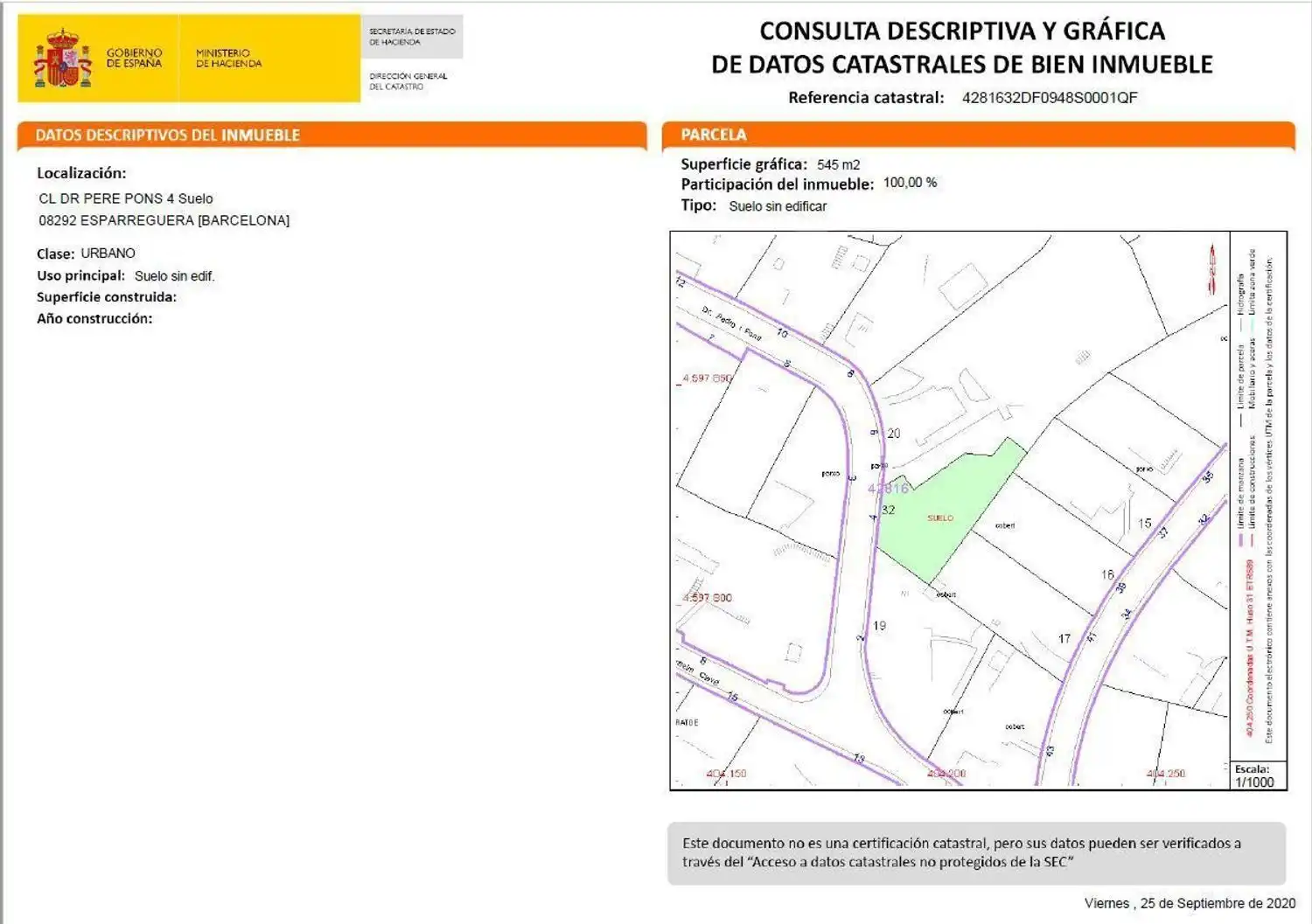 Terrenys i solars en venda a Carrer Carrer del Doctor Pere Pons, 4, imagen 8