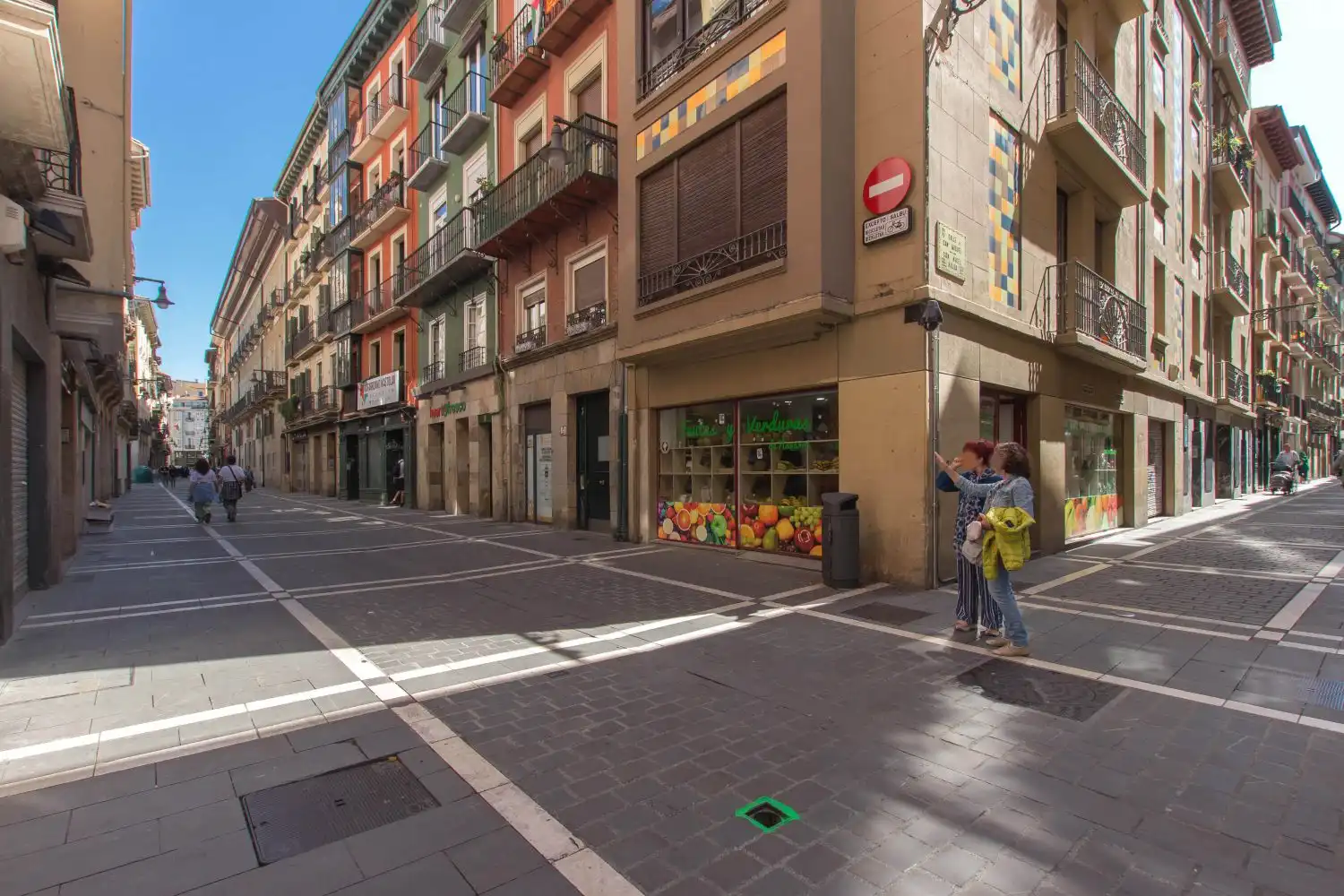Vista exterior de Pis en venda en  Pamplona / Iruña amb Calefacció, Moblat i Balcó