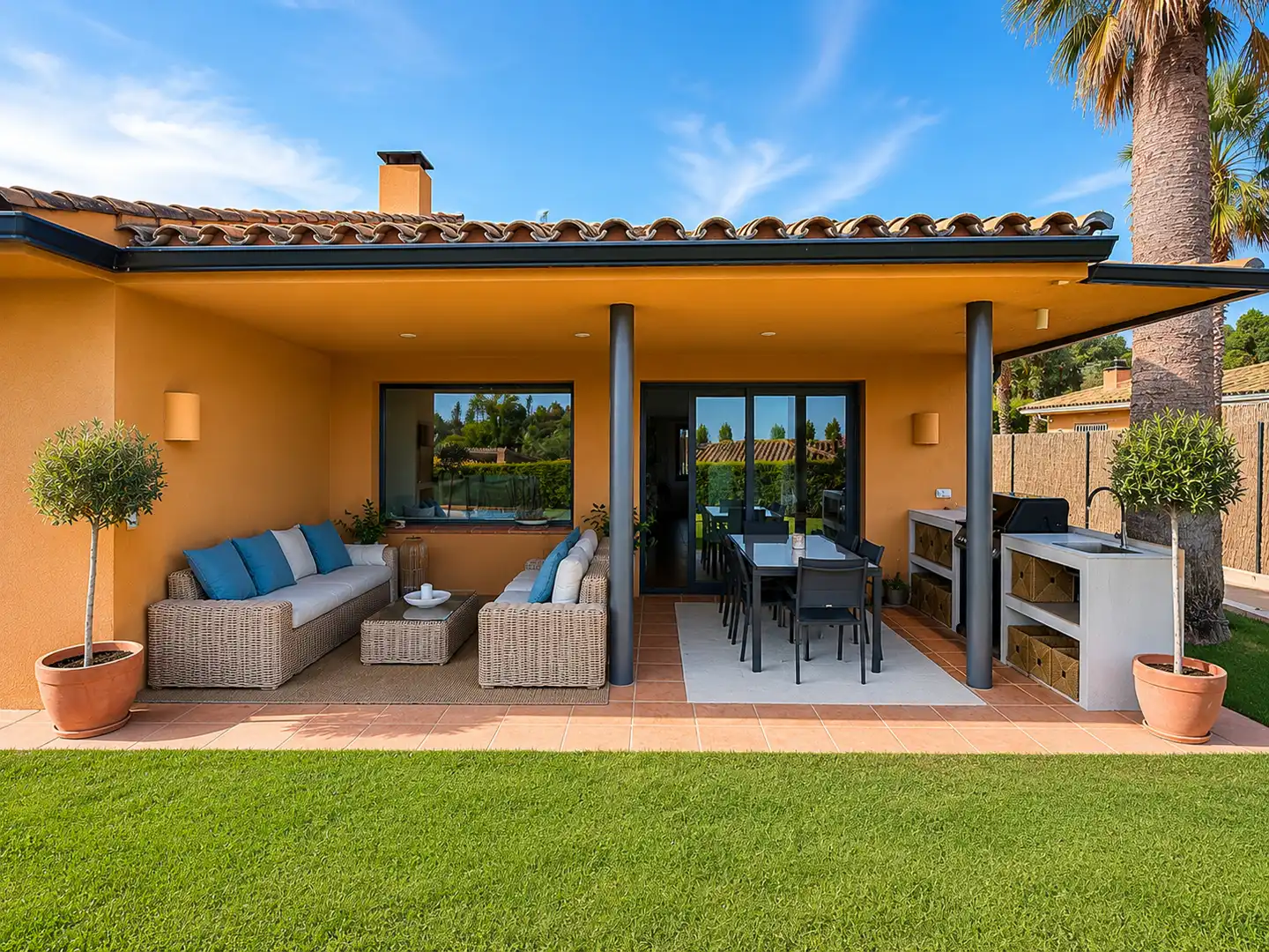 Terrace of Houses for sale in Sant Vicenç de Montalt  with Air Conditioner, Heating and Private garden