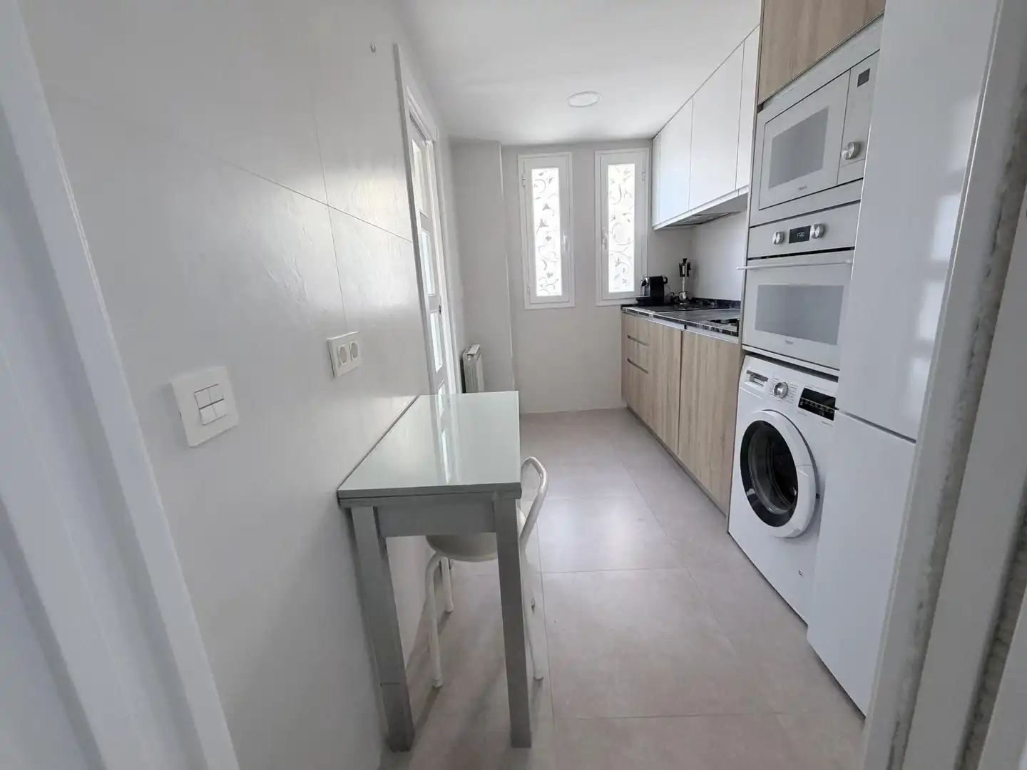 Küche von Wohnung zur Miete in Zaragoza mit Klimaanlage, Heizung und Terrasse