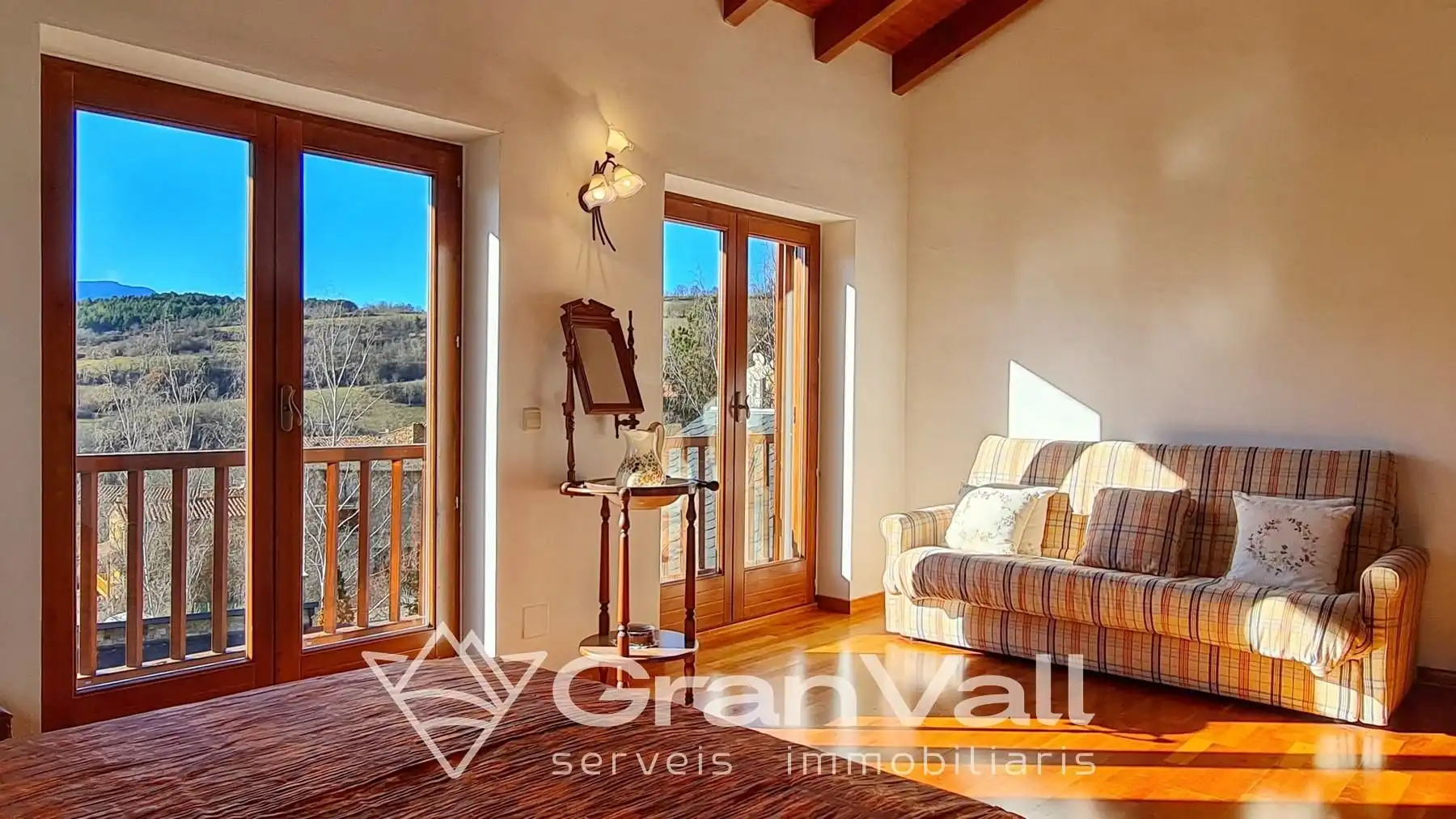 Sala de estar de Casa o chalet en venta en Prullans con Calefacción, Jardín privado y Parquet