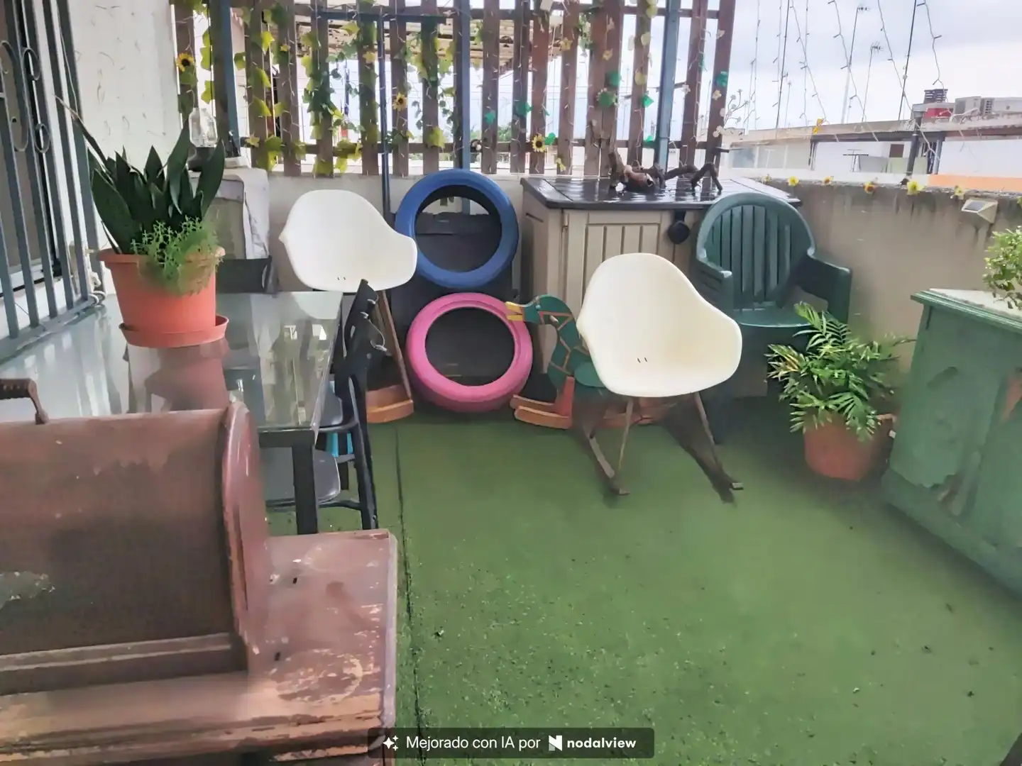 Terraza de Casa adosada en venta en El Genovés, Valencia