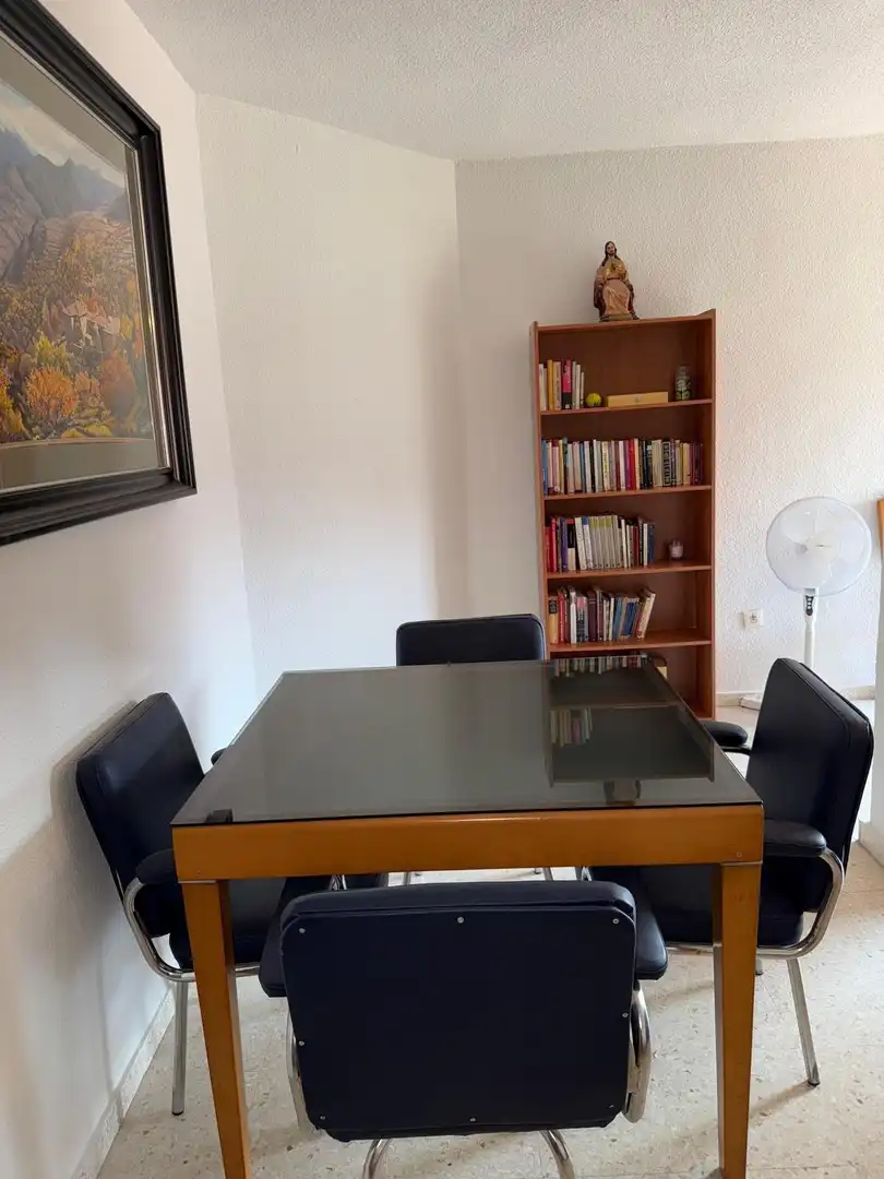 Dining room of Flat for share in Granada  with Air Conditioner, Terrace and Furnished