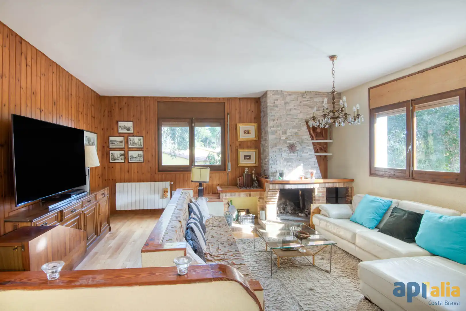 Sala de estar de Casa o chalet en venta en Sant Feliu de Guíxols con Calefacción, Jardín privado y Terraza