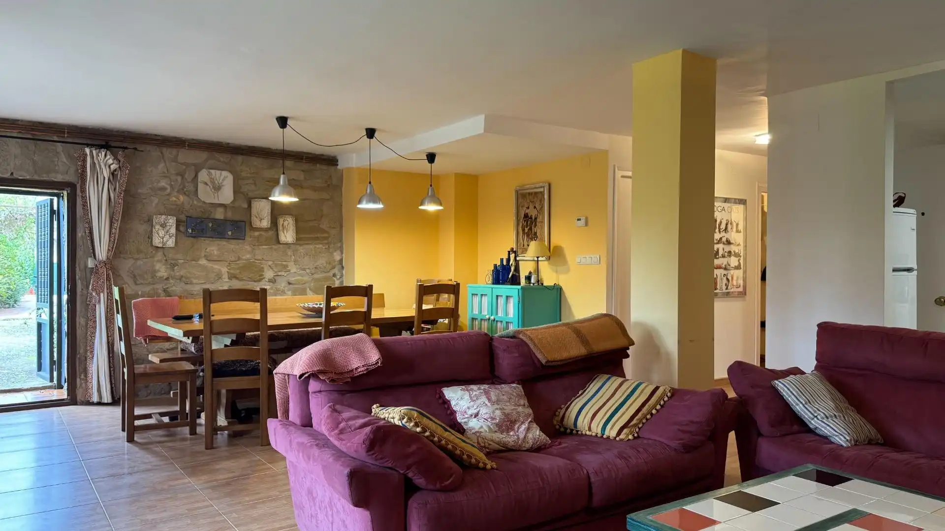 Sala de estar de Casa o chalet en venta en Baños de Rioja con Calefacción, Jardín privado y Terraza