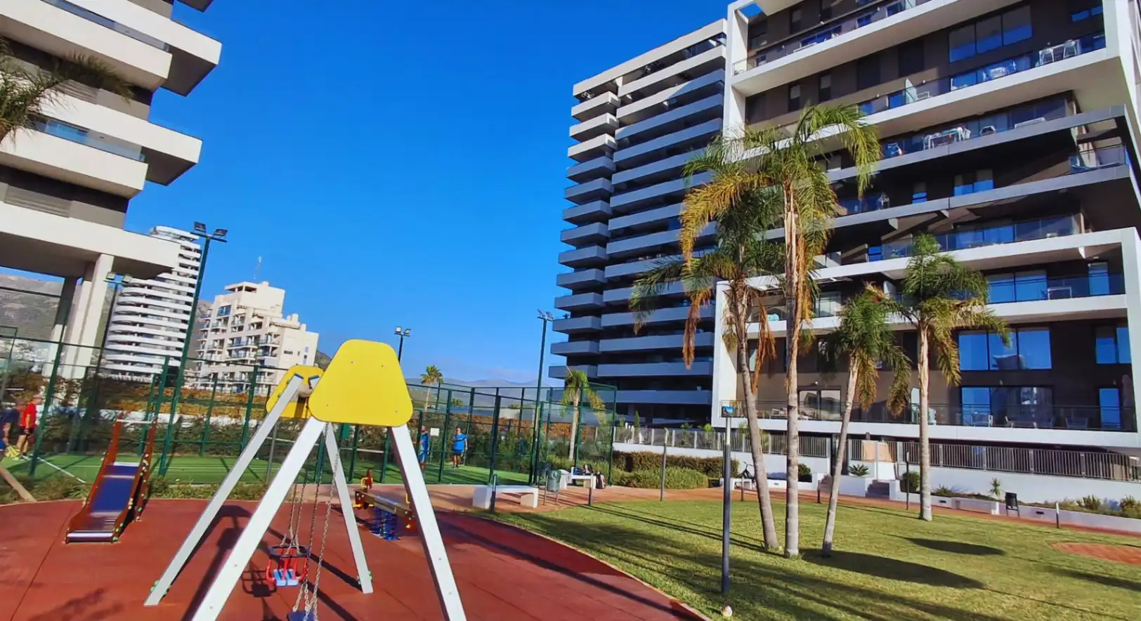 Vista exterior de Apartamento en venta en Calpe / Calp con Aire acondicionado, Jardín privado y Terraza