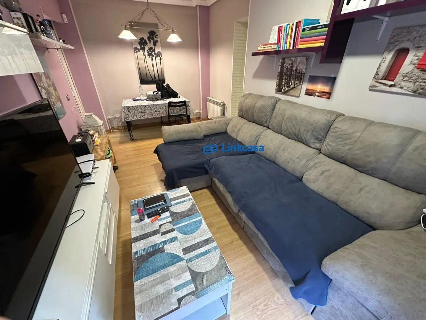 Sala d'estar de Pis en venda en Madrid amb Calefacció i Terrassa