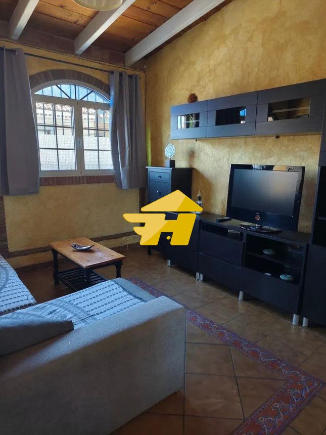 Sala d'estar de Pis de lloguer en Málaga Capital amb Aire condicionat i Moblat