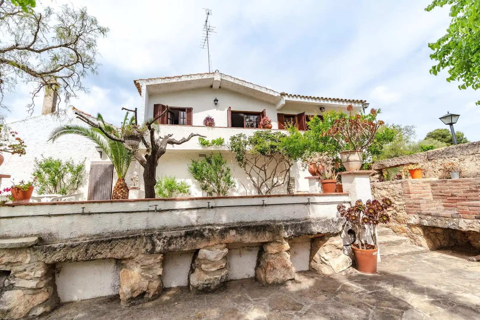 Vista exterior de Casa o xalet en venda en Vespella de Gaià amb Calefacció, Terrassa i Balcó
