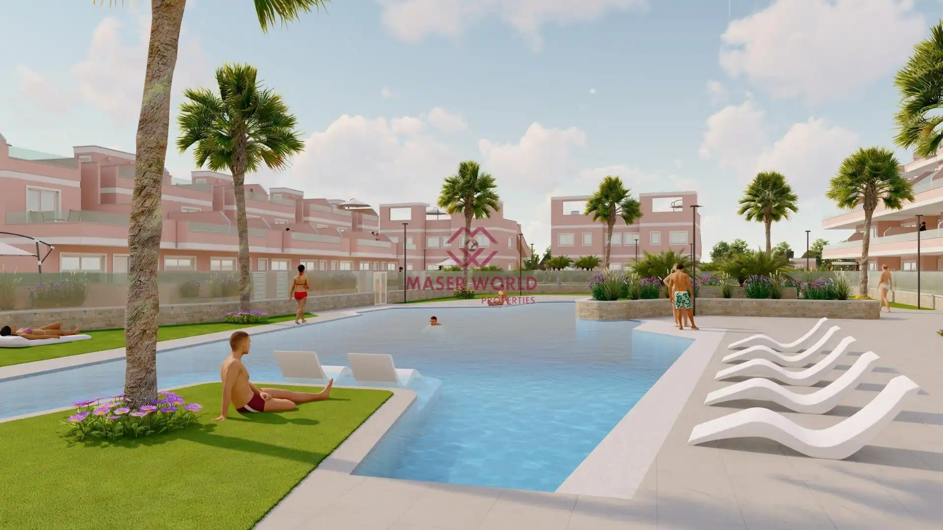 Doppelhaushälfte mit Pool zum Verkauf in Pilar de la Horadada ciudad, imagen 16