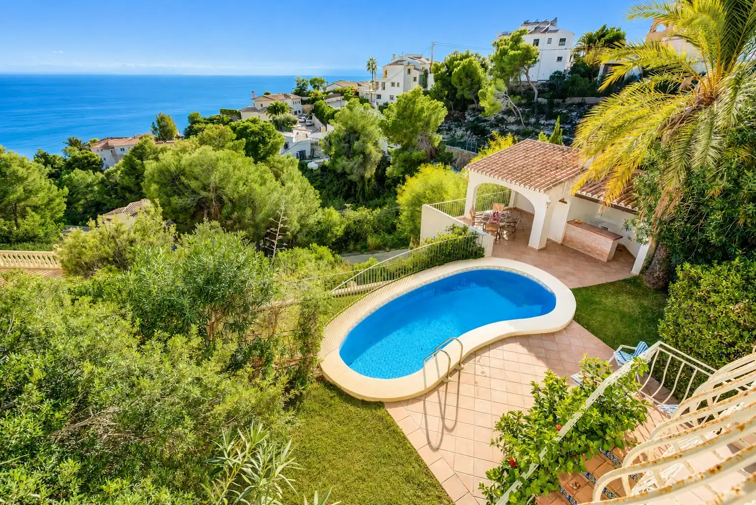 Jardín de Casa o chalet en venta en Jávea / Xàbia con Aire acondicionado y Jardín privado