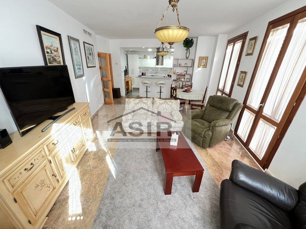 Living room of Flat for sale in Alzira  with Air Conditioner and Balcony