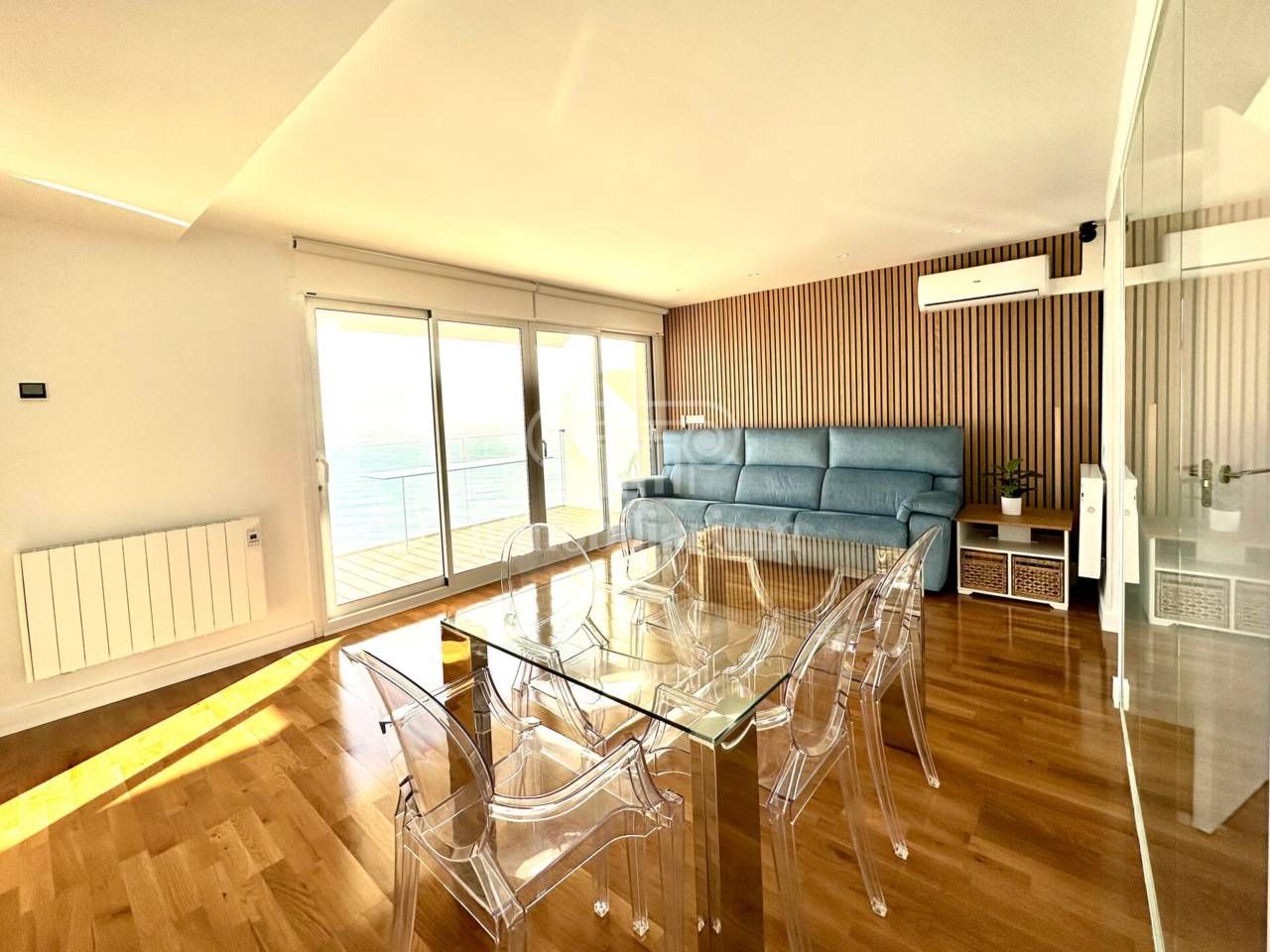 Sala de estar de Piso en venta en Lloret de Mar con Aire acondicionado, Calefacción y Parquet