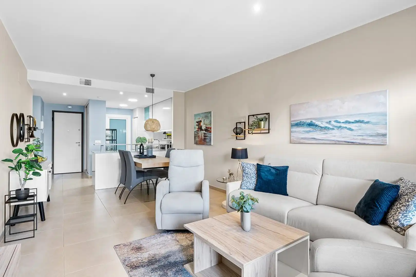Sala de estar de Piso en venta en Orihuela con Aire acondicionado, Calefacción y Jardín privado