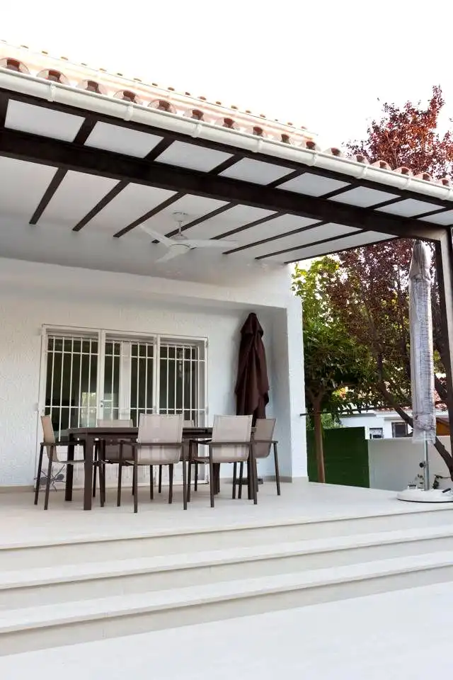 Terraza de Casa o chalet en venta en Benicasim / Benicàssim con Aire acondicionado, Jardín privado y Terraza