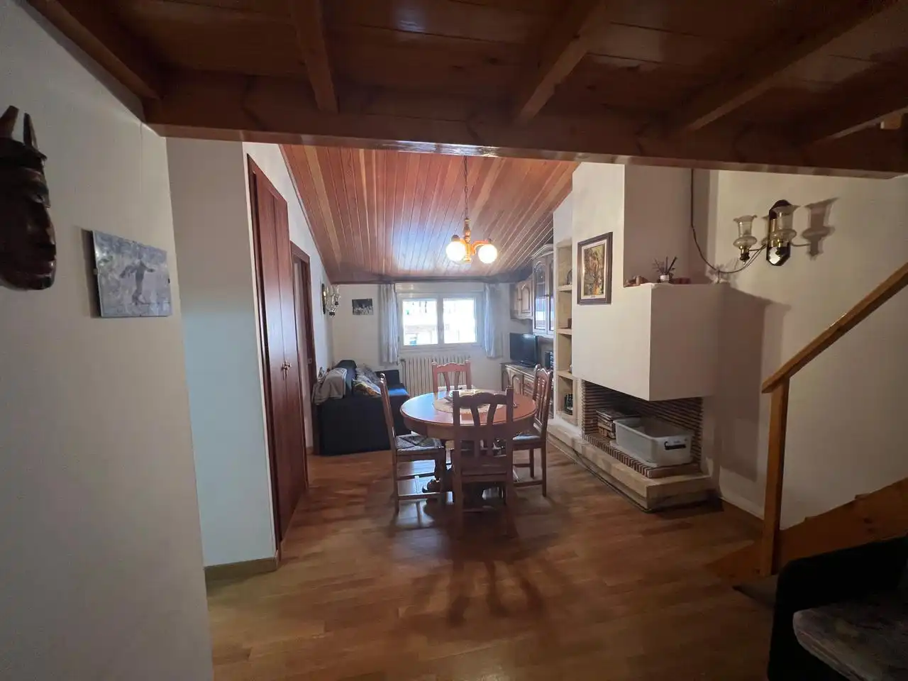 Sala de estar de Ático de alquiler en Encamp con Calefacción, Parquet y Amueblado