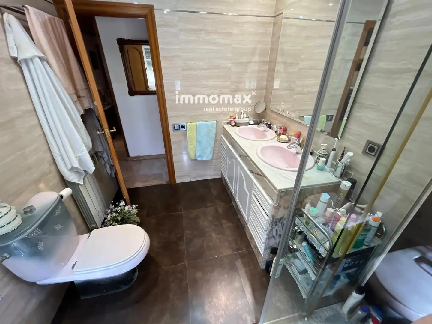 Bathroom of Houses for sale in Santa Coloma de Cervelló  with Heating, Terrace and Storage room