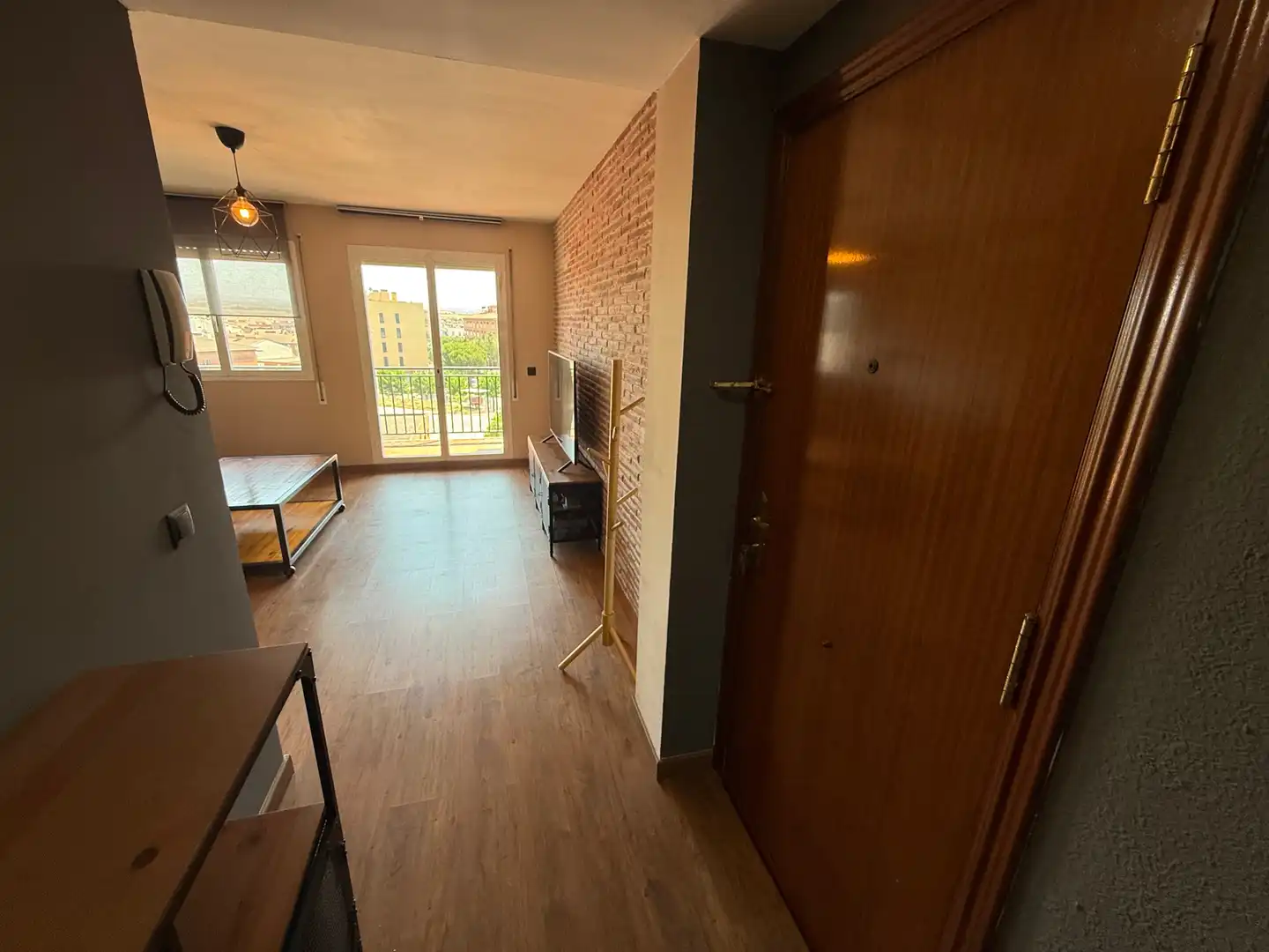 Sala d'estar de Pis en venda en Tàrrega amb Aire condicionat, Calefacció i Parquet