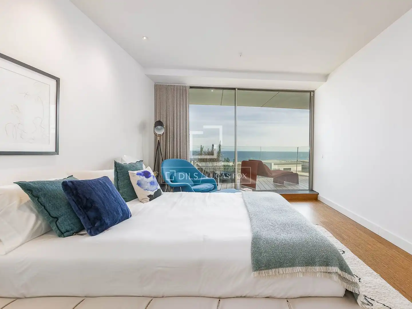 Schlafzimmer von Wohnung zum Verkauf in Barcelona mit Klimaanlage, Heizung und Terrasse