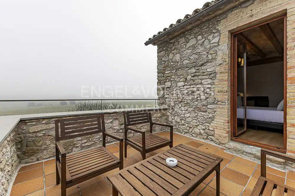 Terrassa de Finca rústica en venda en Calders amb Aire condicionat, Calefacció i Jardí privat