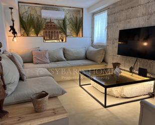 Sala d'estar de Apartament de lloguer en Dénia amb Aire condicionat i Terrassa