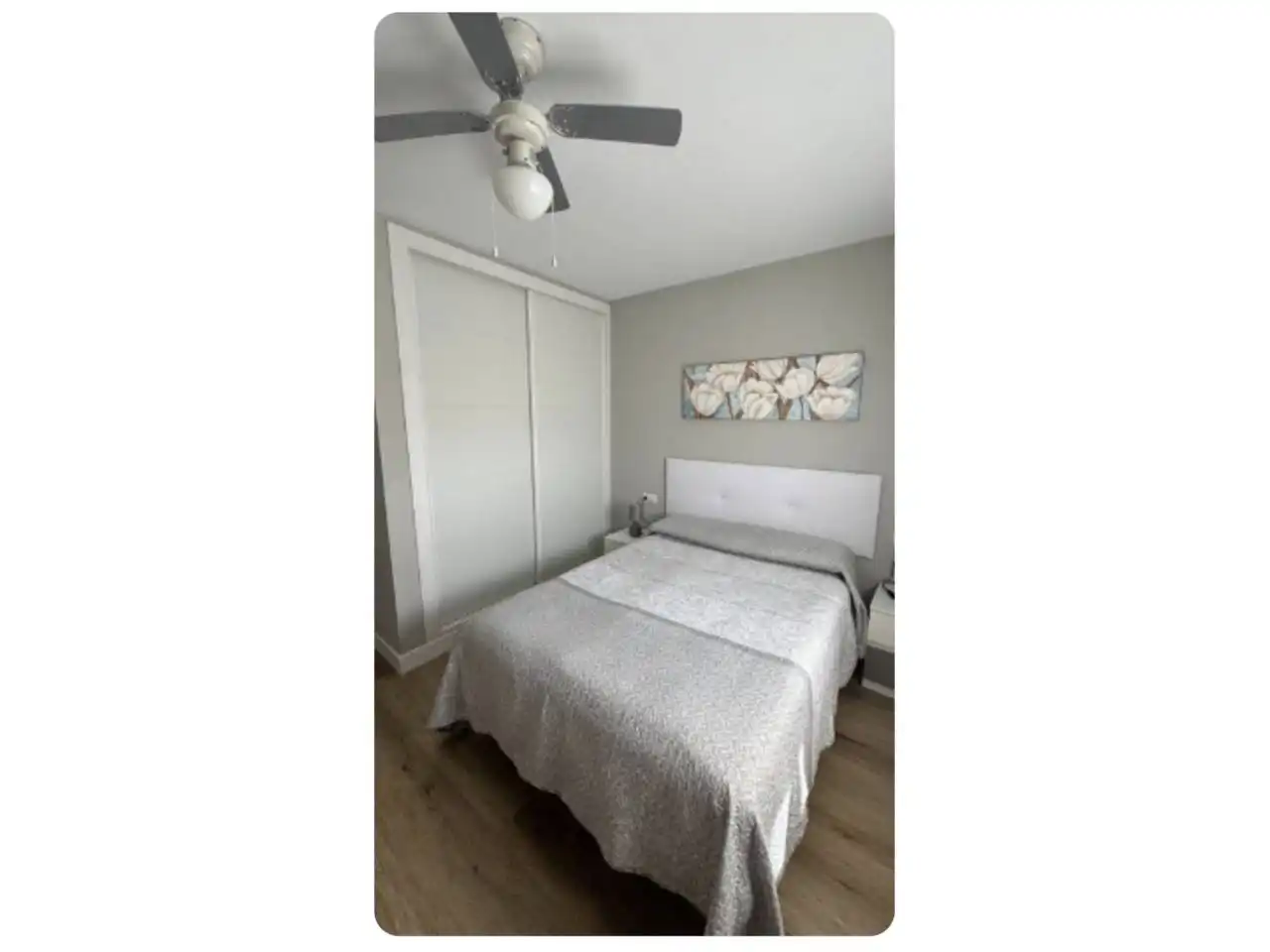 Bedroom of Flat for rent in Roquetas de Mar  with Air Conditioner, Terrace and Furnished