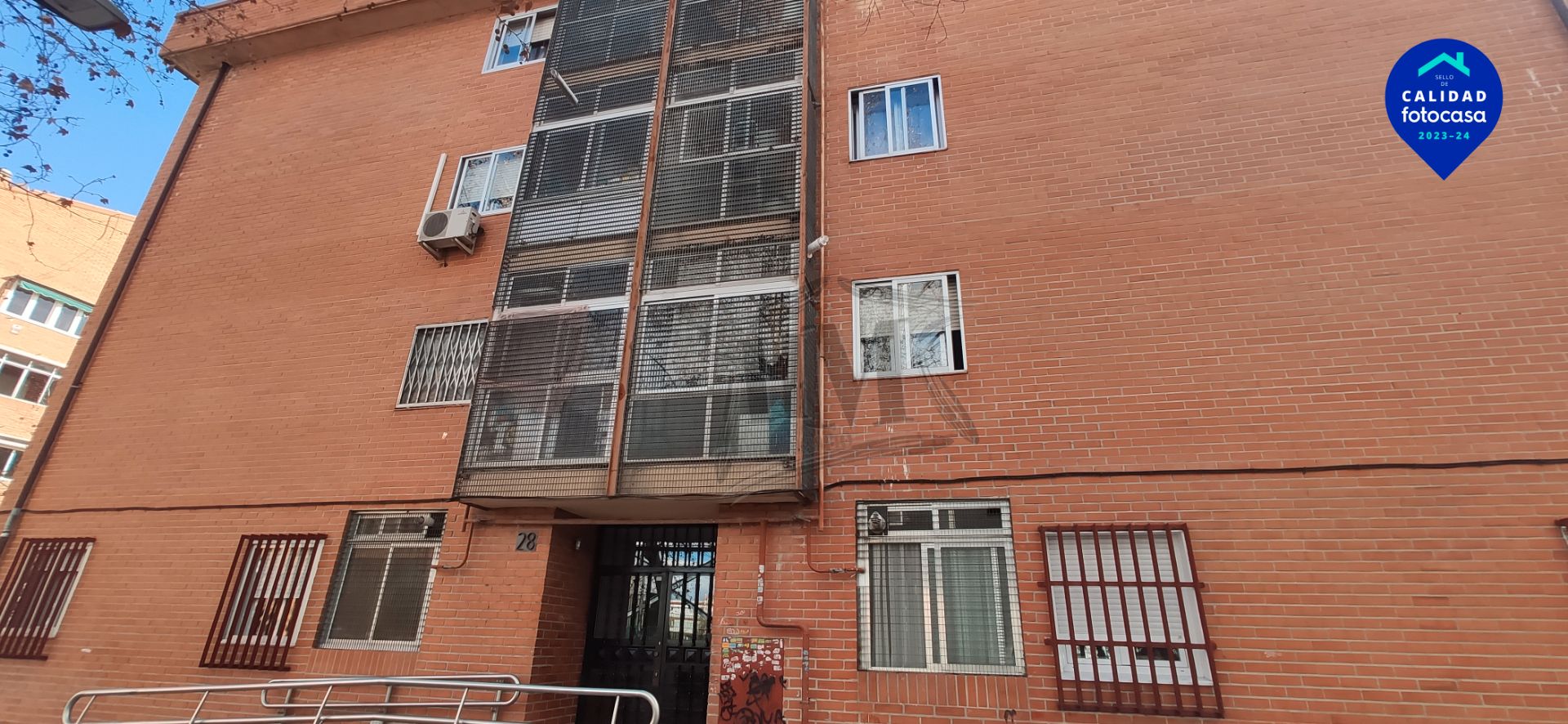 Exterior view of Flat for sale in  Madrid Capital  with Air Conditioner, Heating and Parquet flooring