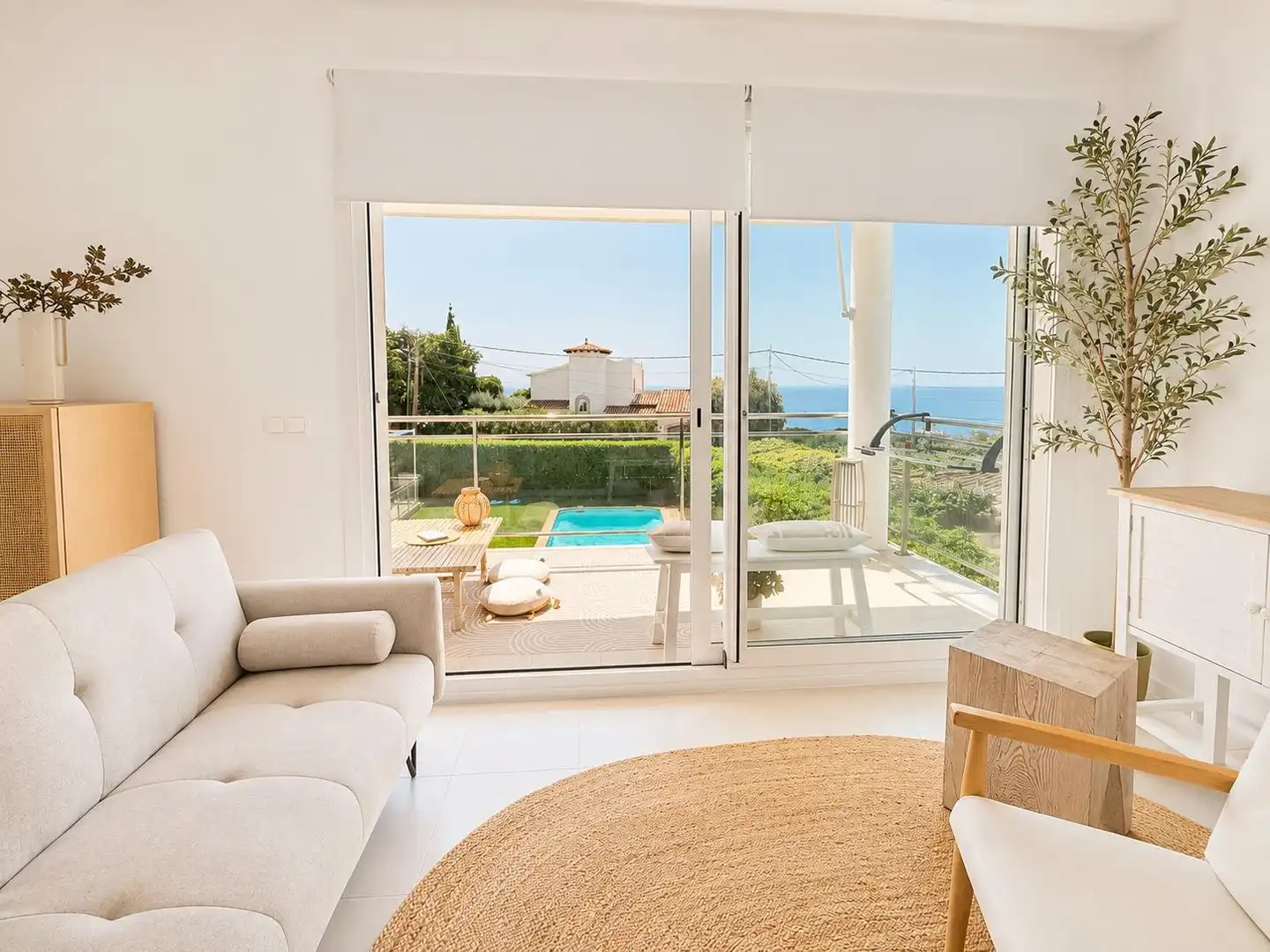 Living room of Flat for rent in Llucmajor  with Air Conditioner, Heating and Private garden