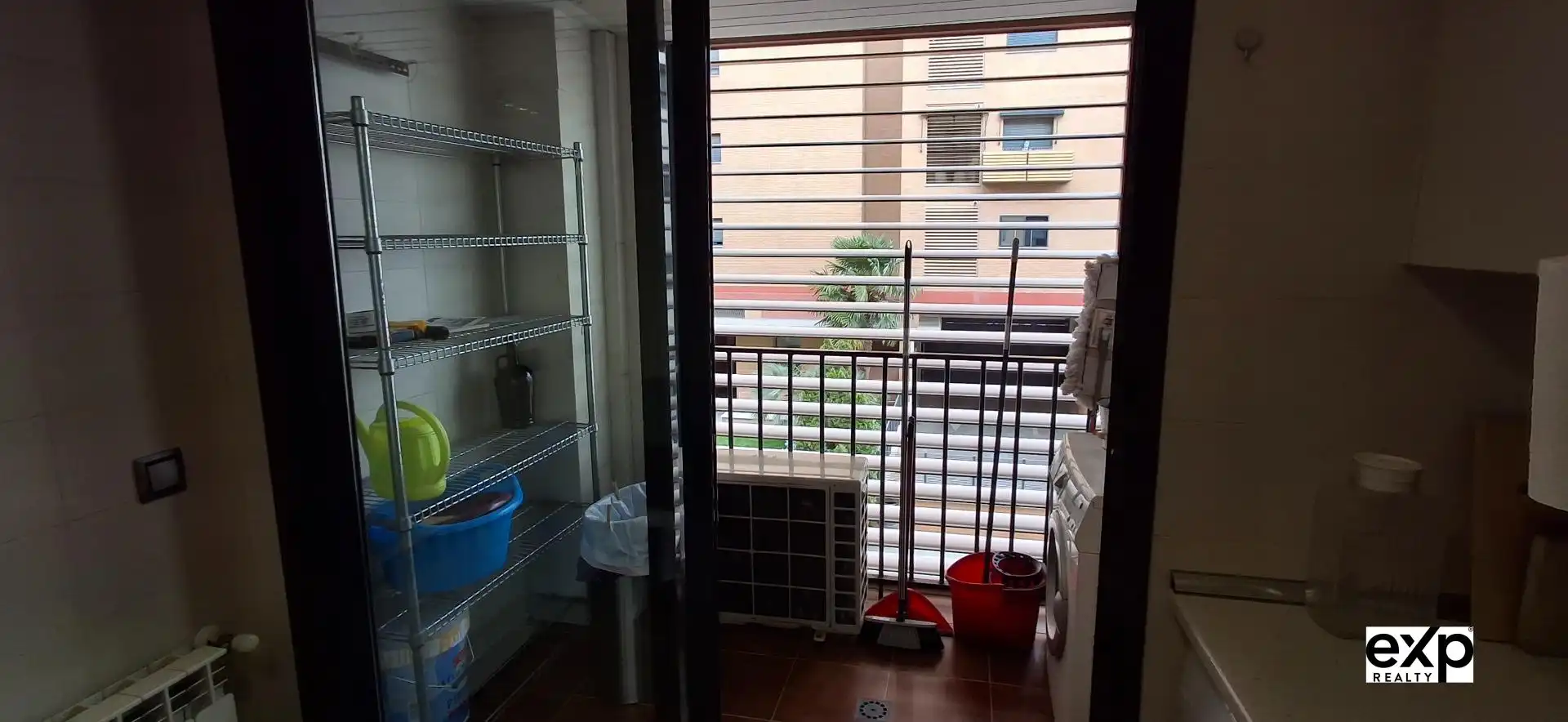 Balcony of Apartments for rent in Madrid  with Air Conditioner, Heating and Private garden