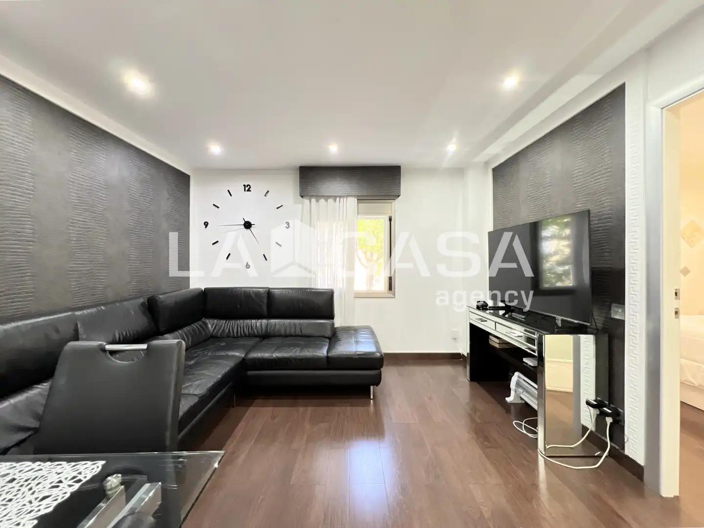 Wohnzimmer von Wohnung zum Verkauf in Badalona mit Balkon